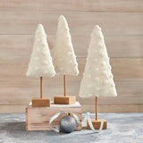 Christmas Decor - Small Dotted Wool Tree