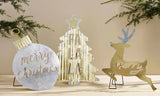 Christmas Decor - Merry Deer Easel Decor