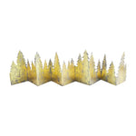 Christmas Decor - Gold Tin Tree Line