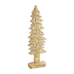 Christmas Decor - Medium Gold Carved Tree