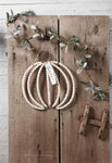 Mudpie Wood Bead Pumpkin Hanger