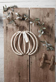 Mudpie Wood Bead Pumpkin Hanger