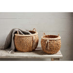 Home Decor - Water Hyacinth Beaded Baskets