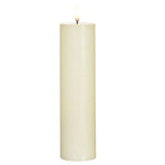 Home Decor - Flameless Candle 2.25"x9.75" Ivory Pillar Candle