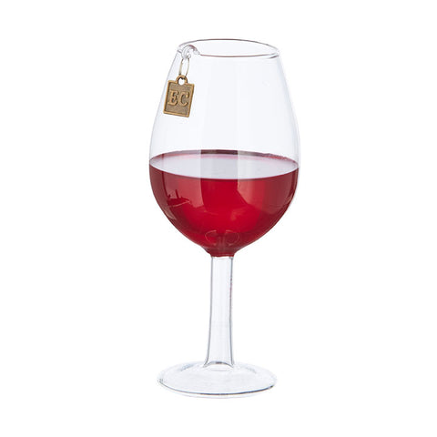 5.5" Red Wine Wishes Ornament