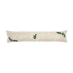 Christmas Decor - Pillow Season's Greetings Embroidered Long