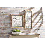 Home Decor - Wall Art Mudpie May This Home Glass Plaque