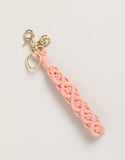 Spartina 449 Macramé Wristlet Keychain - Pink