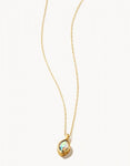 Spartina Delicate Naia Necklace 16" - Mermaid Glass