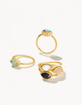 Spartina Delicate Naia Ring - Hematite