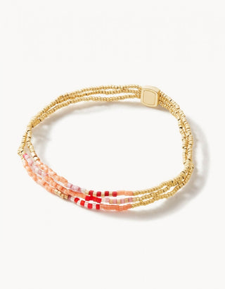 Spartina 449 Triple Bitty Bead Stretch Bracelet