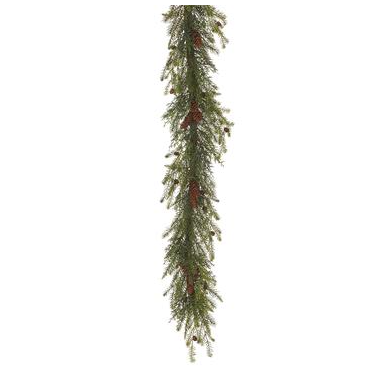 Christmas Decor - Garland 6' Pine Cone Door