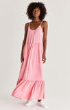 Z Supply Lido Slub Maxi Dress - Flamingo