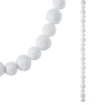 Christmas Decor - Garland 4' Snowball