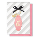 Gift item -  Card w/ Keychain Best Babe