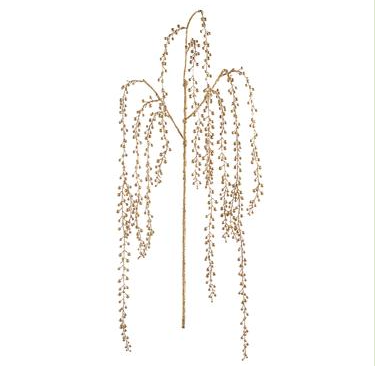 58" Gold Metallic Amaranthus Hanging Spray