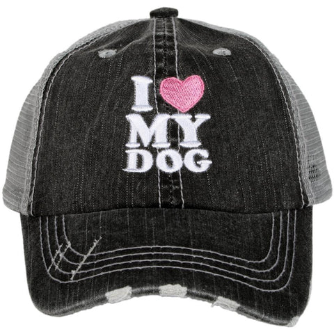I Love My Dog Kids/Junior Trucker hat