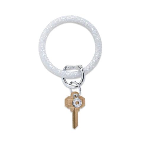 Oventure Silicone Big O Key Ring - Quicksilver Confetti