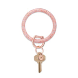 Oventure Rose Gold Confetti Silicone Big O Key Ring