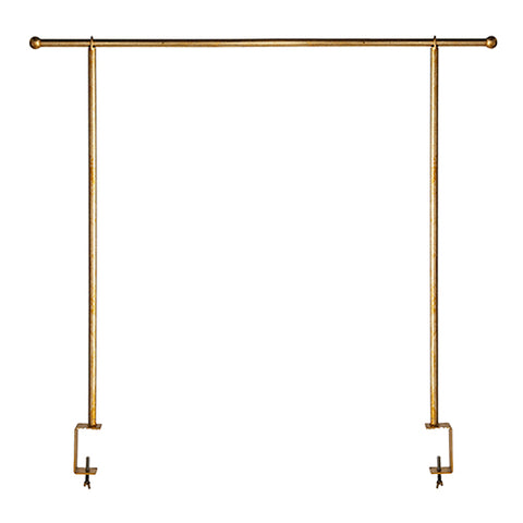 52.5" Gold Over the Table Adjustable Decorating Rod