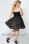 Sydney's Closet SC8097 - Black/Gold Size 14W