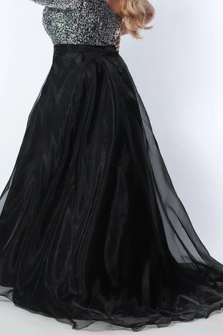 Sydney's Closet Organza/Satin Overskirt - Size 16W