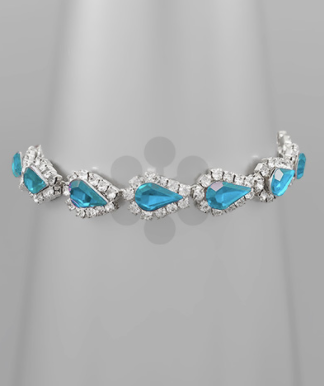Aqua Formal Bracelet