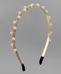 Pearl Study Wavy Crystal Headband