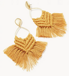Spartina 449 Macramé Earrings - Goldenrod