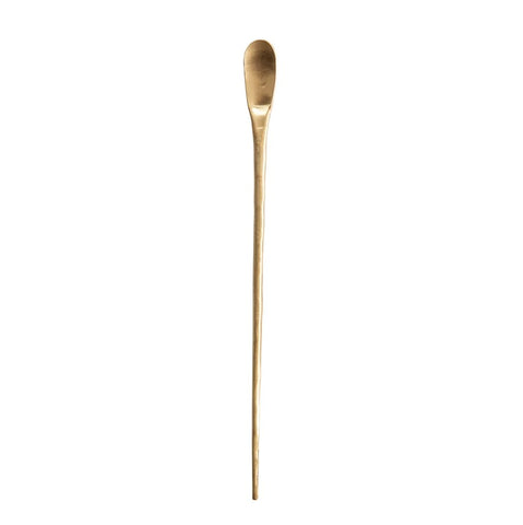 Home Decor - Tabletop 9" Brass Cocktail Spoon