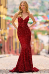 Sherri Hill 55091 - Red Size 10