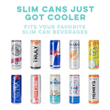 Drinkware - Swig Luxy Leopard Skinny Can Cooler