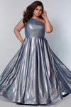 Sydney's Closet Tease TE2210 - Metallic Blue Size 20W