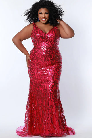 Sydney's Closet TE2303 - Magenta Size 18W