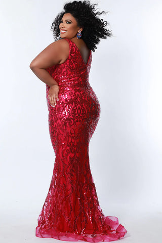 Sydney's Closet TE2303 - Magenta Size 18W