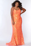 Sydney's Closet TE2307 - Tangelo Size 14W