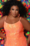 Sydney's Closet TE2307 - Tangelo Size 14W