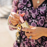 Oventure The Smooch Lipstick Holder - Gold Croc