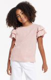 Z Supply Girls Lila Ruffle Tee