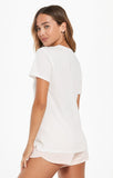 Z Supply Easy Bride Tee - Pearl White