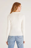 Z Supply Adrienne Rib Button Up Top - Sandstone
