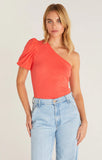 Z Supply Penelope One Shoulder Top - Firecracker