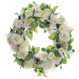 Home Decor - Wreath 26" Peony/Rose/ Lily of the Valley Wreath