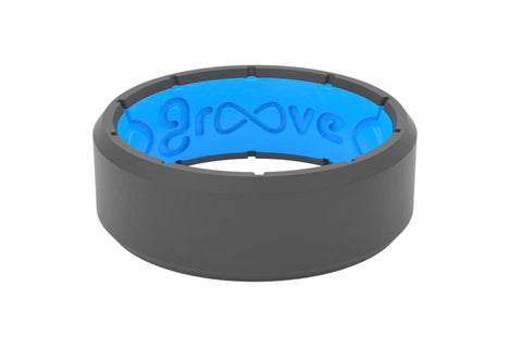 Groove Life Edge Deep Stone Grey Silicone Ring