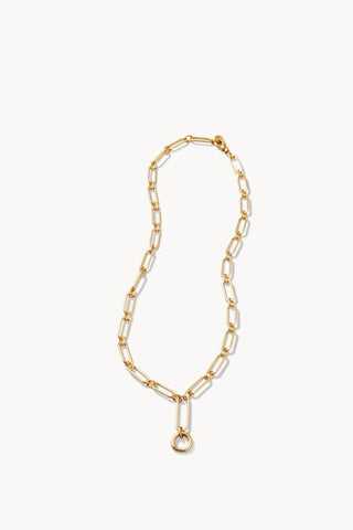 Spartina 449 Gold Drop Link Charm Necklace (16-19")