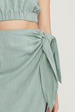 Desert Sage Sarong Midi Skirt