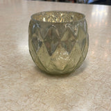 Home Decor - Candle Holder Mint Mercury Glass Votive