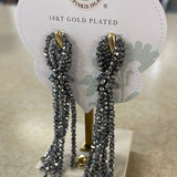 Spartina 449 Twisted Tassel Earrings - Silver