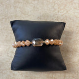 Erimish Twinkle Collection Bracelet - Peach Beaded