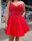 Sherri Hill 55198 - Red Size 12